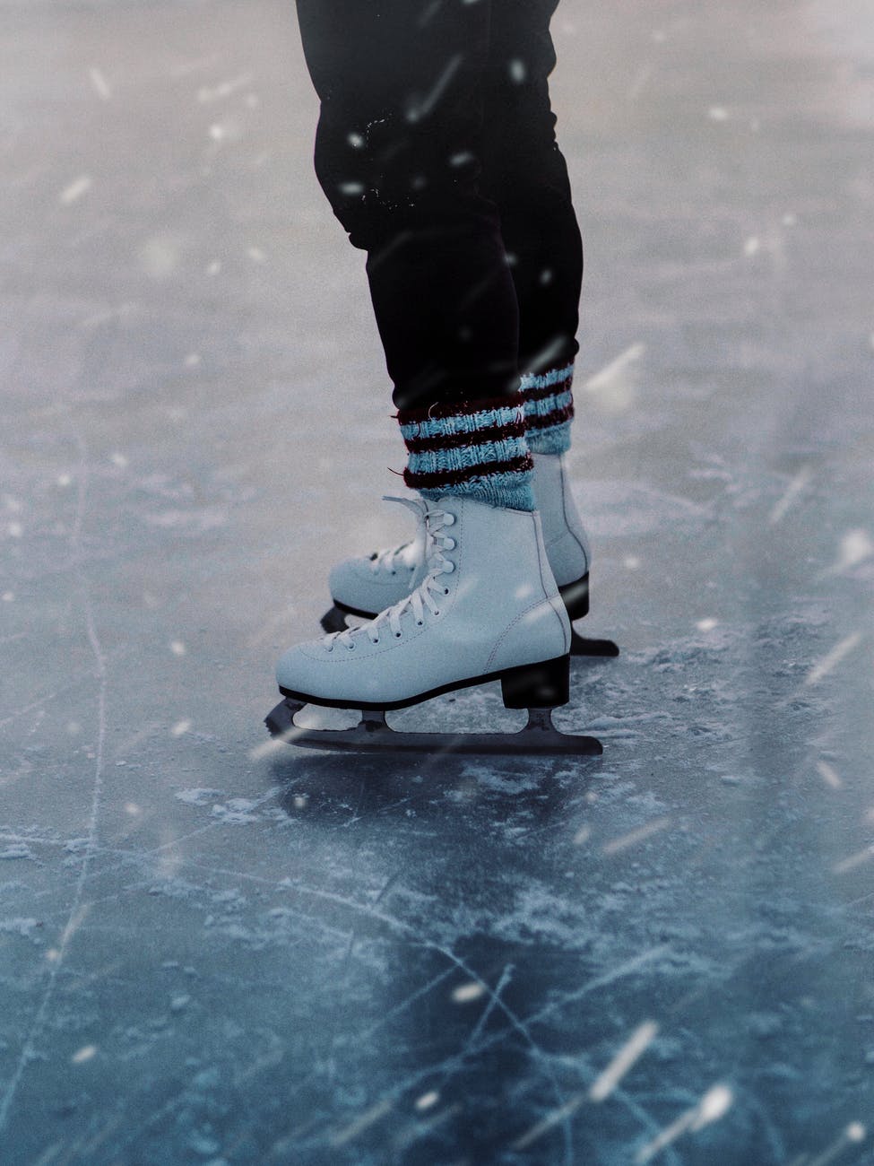 person ice skating