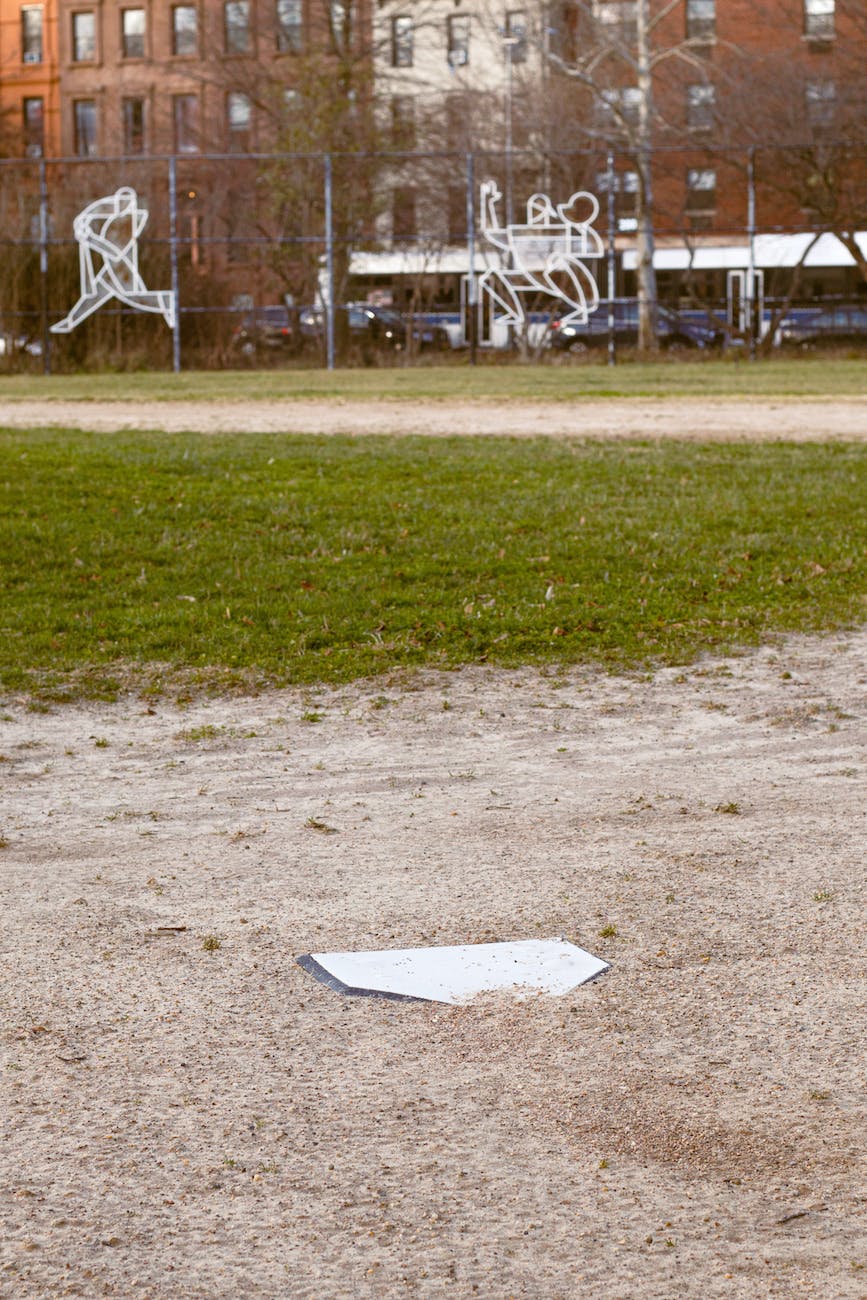 base on the city baseball field